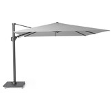 Challenger T² zweefparasol | 300x300cm met Rocca parasolvoet 90kg | wit