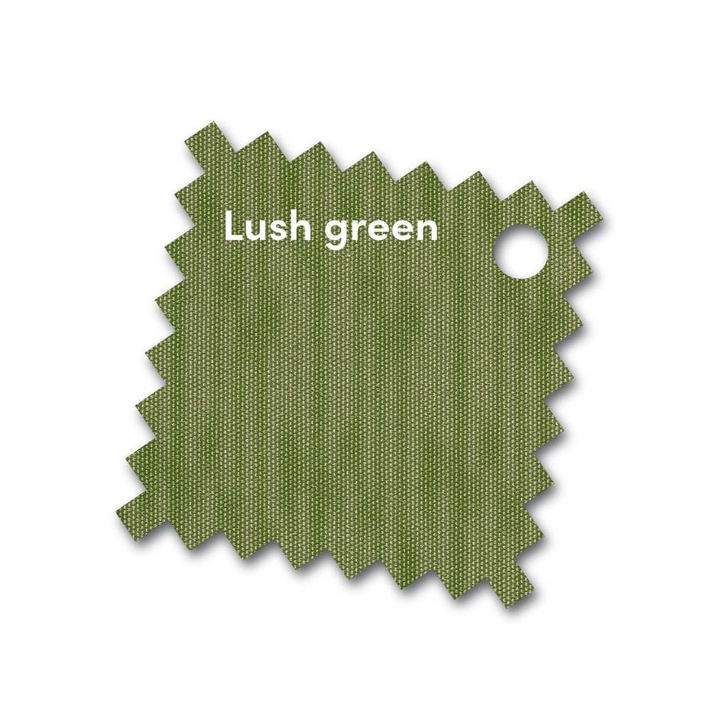 Challenger T² zweefparasol - premium doek | 300x300cm met Rocca parasolvoet 90kg | Lush Green