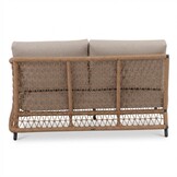 Vienna hoek loungeset 5 personen incl. tafel 60cm | wicker + aluminium | zand | 5-delig - 223x223cm