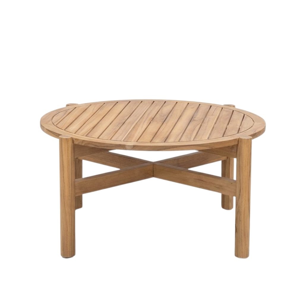 Bergamo stoel-bank loungeset 5 personen incl. koffietafel 80cm | touw + hardhout | zand | 5-delig
