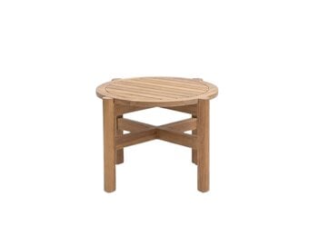 Bergamo loungetafel | hardhout | light teak look | 60cm rond