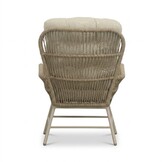 Dex/Pablo lounge balkonset 2 personen | touw + aluminium | Sahara Dust | 5-delig