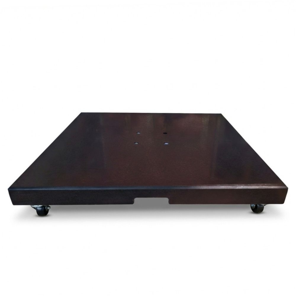 Challenger T² zweefparasol - premium doek | 260x350cm met Monza parasolvoet 90kg | Havana