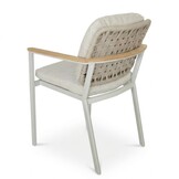 Montana dining tuinstoel | aluminium + teak | beige