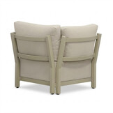 Amalfi hoek loungeset 6 personen | aluminium + polywood | beige | 4-delig - 289x222cm