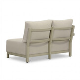 Amalfi hoek loungeset 6 personen | aluminium + polywood | beige | 4-delig - 289x222cm