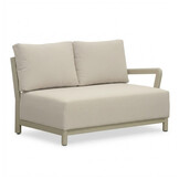 Amalfi hoek loungeset 6 personen incl. tafels | aluminium + polywood | beige | 5-delig - 289x222cm