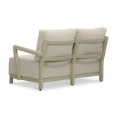 Amalfi hoek loungeset 6 personen incl. tafels | aluminium + polywood | beige | 5-delig - 289x222cm