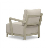 Amalfi stoel-bank loungeset 5 personen incl. tafel 60cm | aluminium + polywood | beige | 4-delig