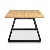 Elena low dining tuintafel 6 personen | teakhout + aluminium | Natural Teak | 240cm