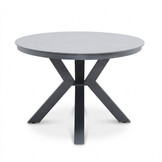 Firenze dining tuintafel 6 personen | sintered stone + aluminium | antraciet | 220cm ovaal