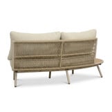 Florina loungeset 4 personen | aluminium + teakhout | beige | 3-delig