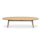 Florina loungeset 4 personen | aluminium + teakhout | beige | 3-delig