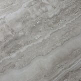 Logan koffietafel | sintered stone + aluminium | Marble Latte | 50cm rond