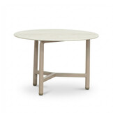 Mara stoel-bank loungeset 5 personen incl. Logan tafels | touw + aluminium | Sahara Dust | 5-delig