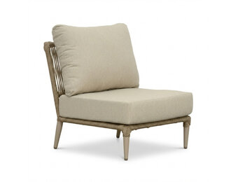 Palermo tussenelement | aluminium + touw | Sandstone