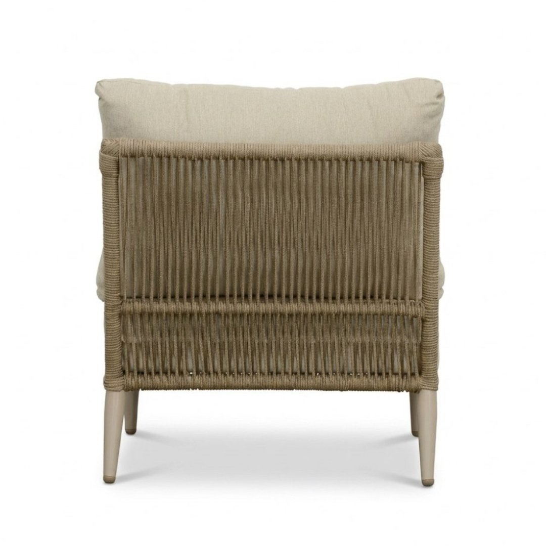 Palermo tussenelement | aluminium + touw | Sandstone