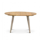 Palermo hoek loungeset incl. tussenelement en tafels | aluminium + touw | Sandstone | 5-delig