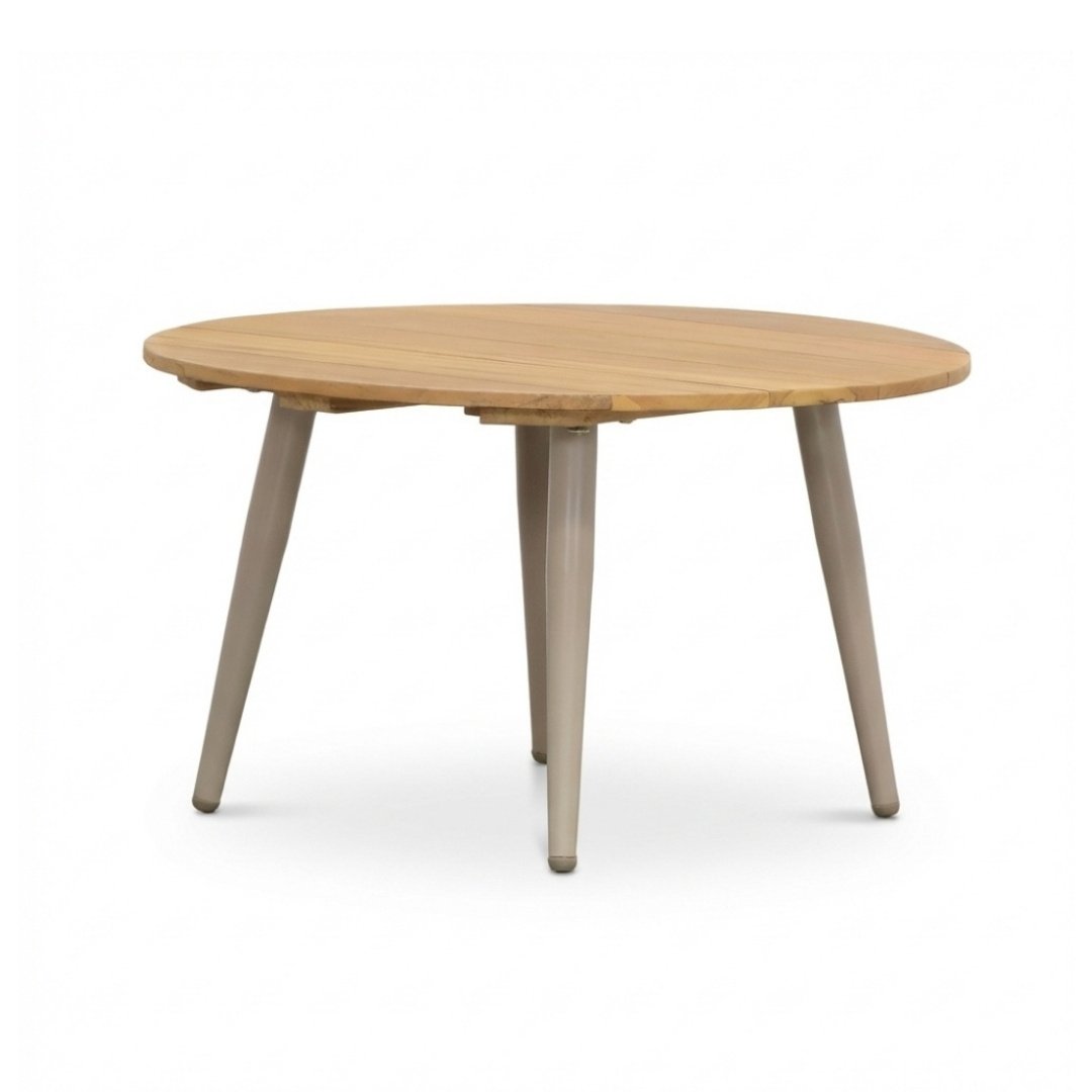 Palermo stoel-bank loungeset incl. tafels | aluminium + touw | Sandstone | 5-delig