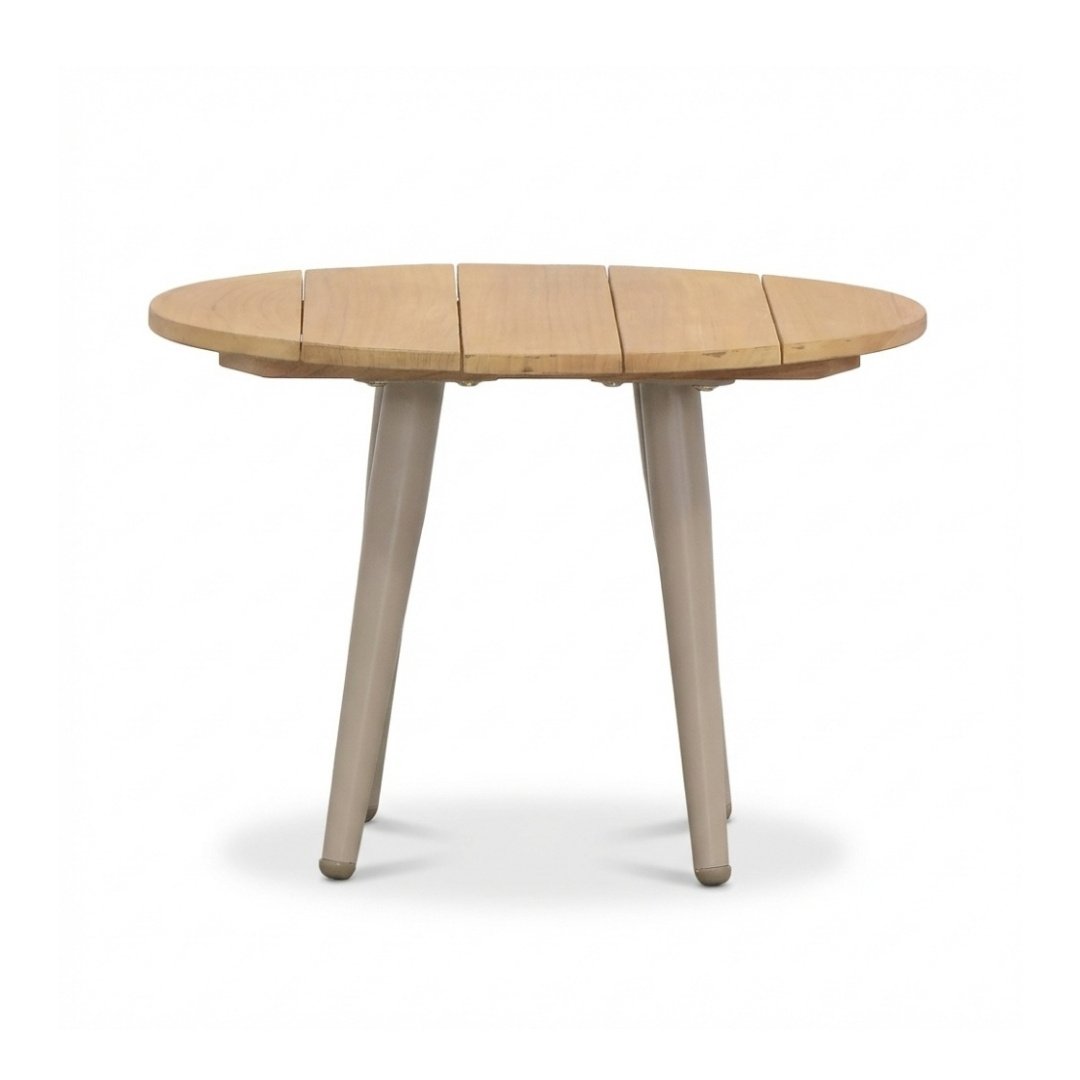 Palermo stoel-bank loungeset incl. tafels | aluminium + touw | Sandstone | 5-delig