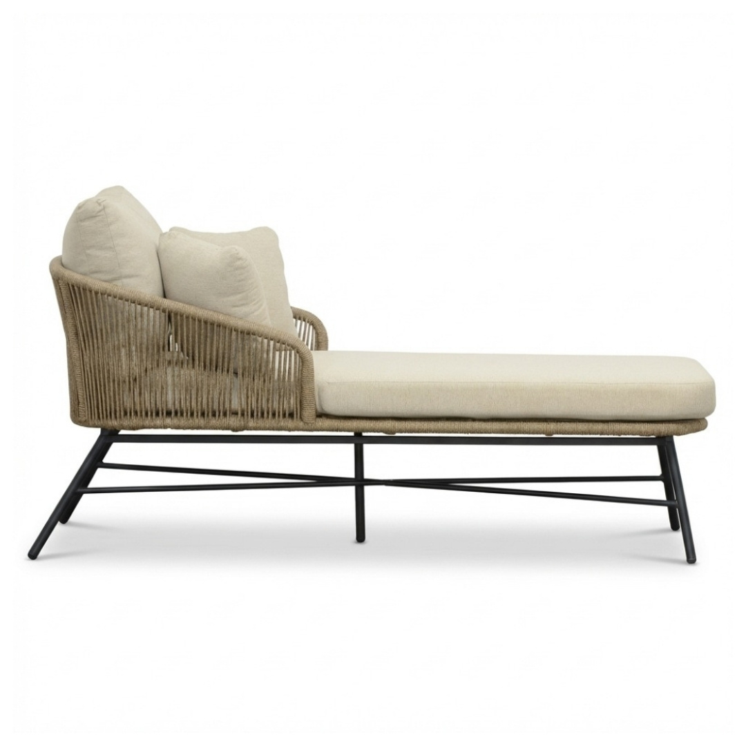 Tulum ligbed | touw + aluminium | Sahara Dust