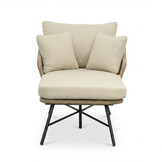 Tulum ligbed | touw + aluminium | Sahara Dust