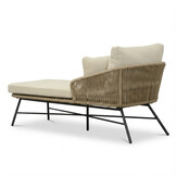 Tulum ligbed | touw + aluminium | Sahara Dust