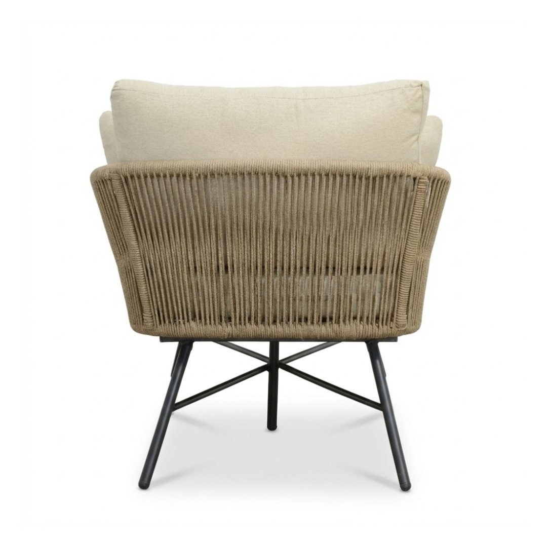 Tulum ligbed | touw + aluminium | Sahara Dust