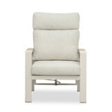 Manhattan loungestoel beige | aluminium + polywood | beige