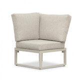 Venezia hoek loungeset incl. stoel 7 personen | aluminium + touw | beige | 5-delig - 267x207cm