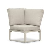 Venezia hoek loungeset incl. stoel en tafel 7 personen | aluminium + touw | beige | 6-delig