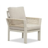 Venezia hoek loungeset incl. stoel en tafel 7 personen | aluminium + touw | beige | 6-delig