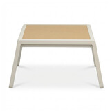 Manhattan loungetafel | aluminium + polywood | beige | 113x62cm