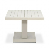 Manhattan dining loungeset - verstelbaar 6 personen | aluminium + polywood | beige | 5-delig - 273x213cm