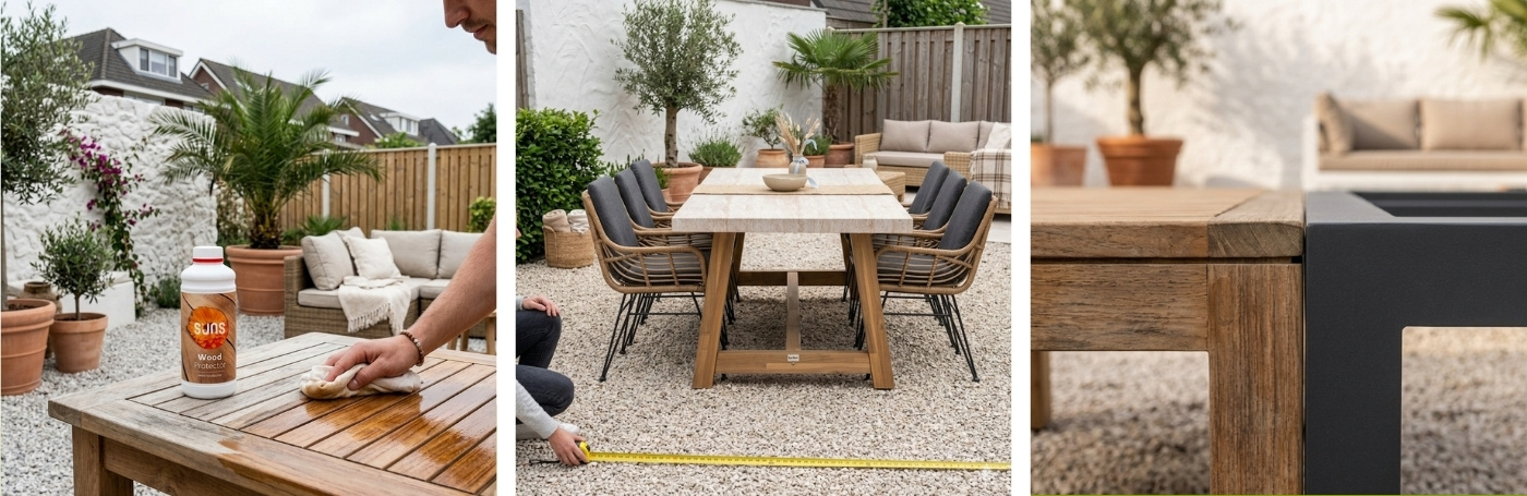 3 verschillende dingen waarmee je moet op letten bij een tuinset 