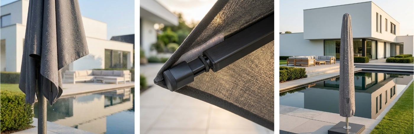 schoon maken van jouw parasol 