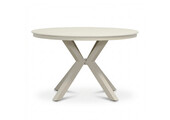 Cuba dining tuintafel 4 personen | sintered stone + aluminium | beige | 120cm rond