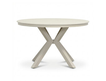 Cuba dining tuintafel 4 personen | sintered stone + aluminium | beige | 120cm rond