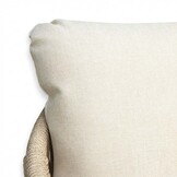 Bella lounge balkonset 2 personen | touw + hardhout | zand | 3-delig