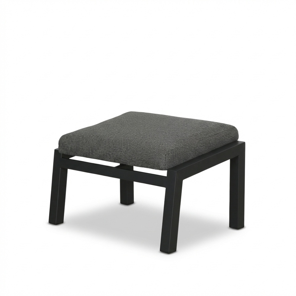 Chicago lounge balkonset - verstelbaar 2 personen | aluminium + keramiek | antraciet | 5-delig