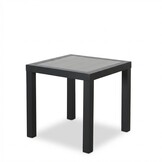 Chicago lounge balkonset - verstelbaar 2 personen | aluminium + keramiek | antraciet | 5-delig