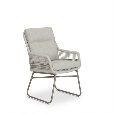 Malaga dining tuinstoel | touw + aluminium | beige