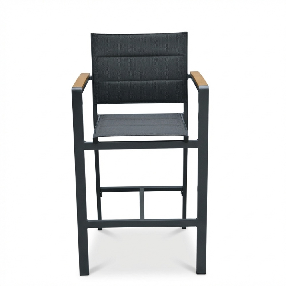 Denver/Bristol dining barset | 4 personen | polywood + textileen | 70cm