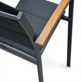 Denver/Bristol dining barset | 4 personen | polywood + textileen | 70cm