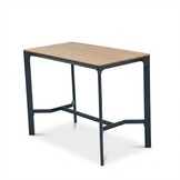 Denver/Bristol dining barset | 4 personen | polywood + textileen | 70cm