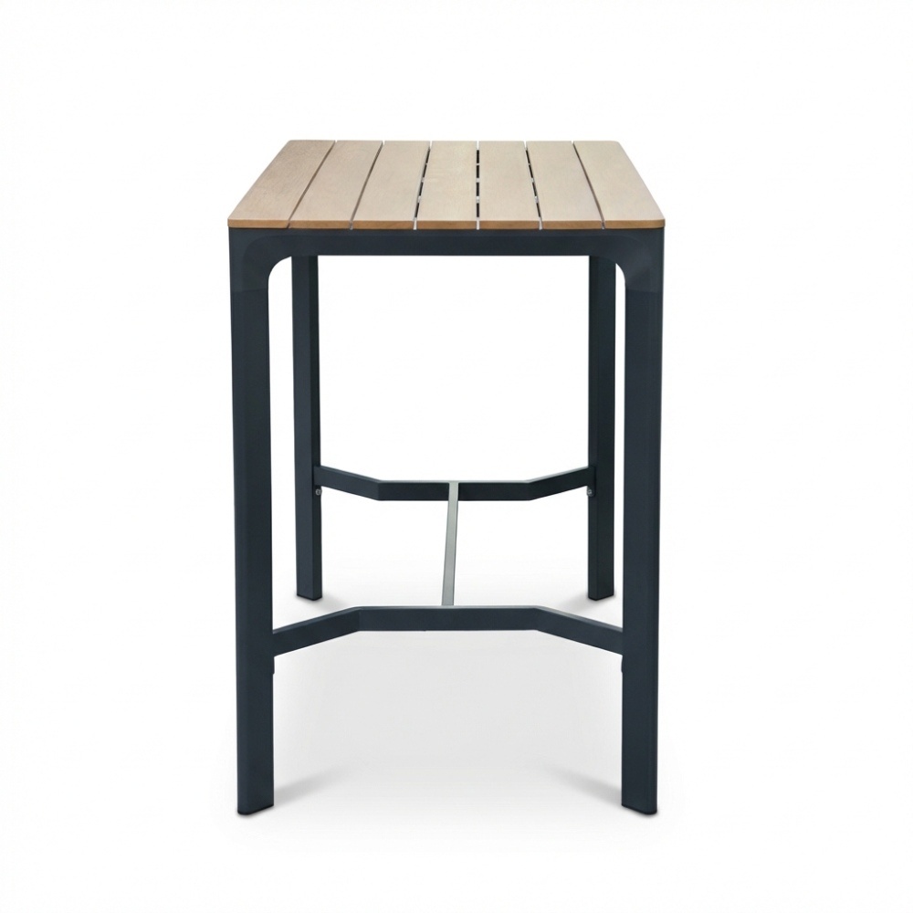 Denver/Bristol dining barset | 4 personen | polywood + textileen | 70cm