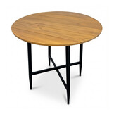 Valencia Sahara Dust dining barset | 4 personen | teakhout + touw | 90cm