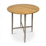 Valencia Sandstone dining barset | 4 personen | teakhout + touw | 90cm