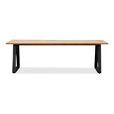 Elena/Ventura Sahara Dust low dining tuinset | 6 personen | teakhout + touw | 240cm