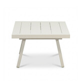 Venezia loungetafel | aluminium | beige | 121x60cm